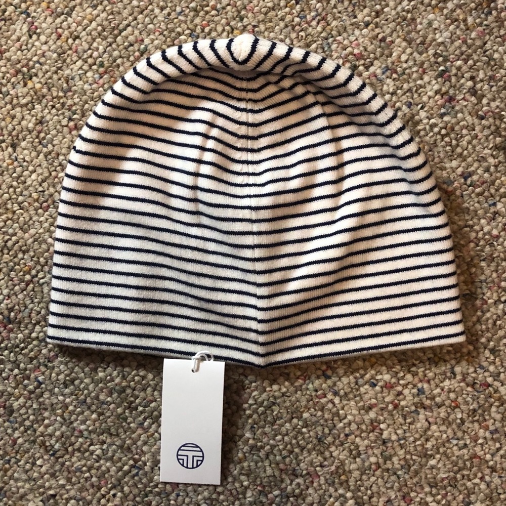 🆕 Tory Burch Tory Sport Reversible Merino Hat - Picture 2 of 8